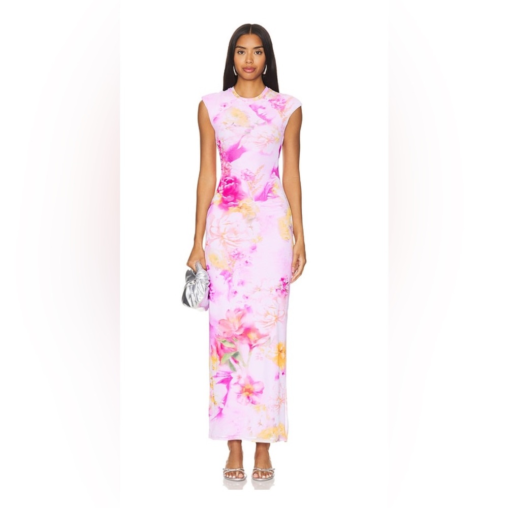 AFRM CODY DRESS IN FLORAL PORTRAIT